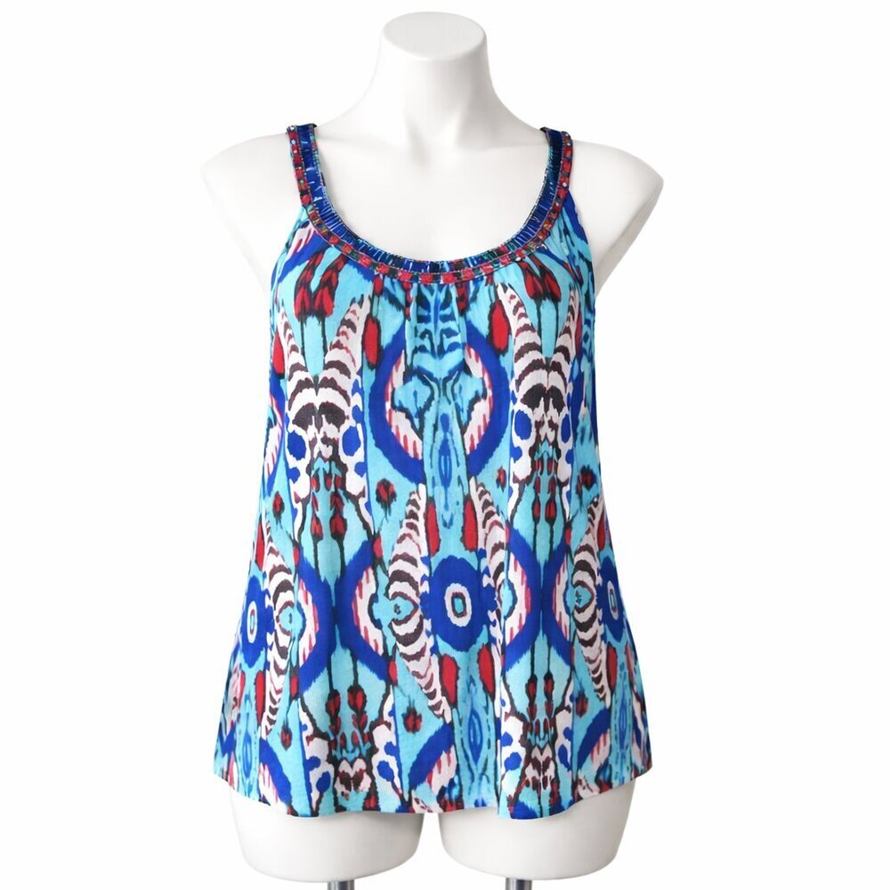 INC INTERNATIONAL CONCEPTS Multicolor Sleeveless Top Size XL